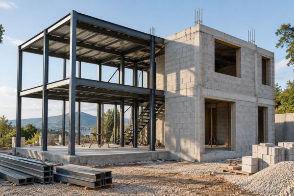 Estructura de acero vs. concreto en vivienda: diferencias clave